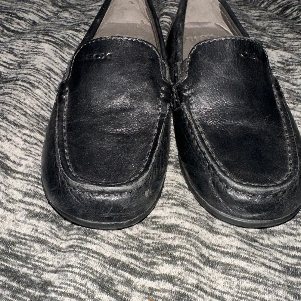 Geox Boys New Fast Loafers  Black Slip-On Size EU Boys 28 Italian Patent